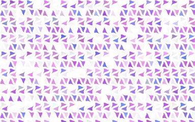 Light Pink, Blue vector texture in triangular style.