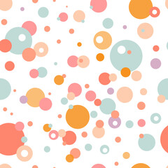 Pattern. Circle, dot color texture, background. Vector.