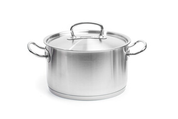 casserole with stainless steel lid professional kitchen utensils - Image