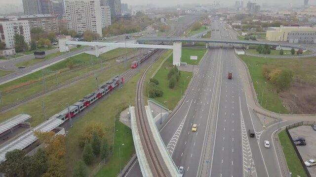 the movement of trains of the Moscow Central Ring