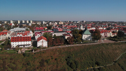 Płock w jesienny, słoneczny dzień/Plock city on a sunny, autumn day, Mazovia, Poland