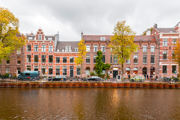 Street view and generic architecture in Amsterdam