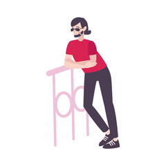 Rich Guy Flat Composition