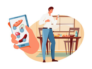 Nutritions Calculating App Composition