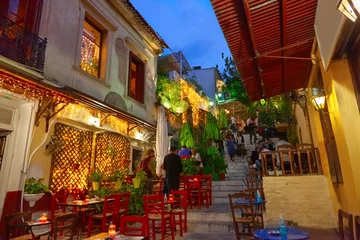 Foto auf Leinwand Straßenansicht von Athen © adisa