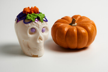 Calaverita de Azucar, traditional Mexican sweet to celebrate the Day of the Dead