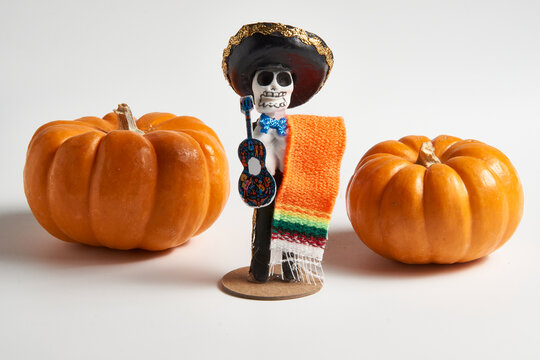 Catrin, mexican traditional toy art to celebrate the day of the dead