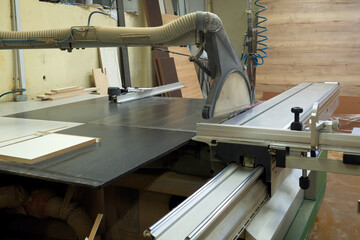 Machine for wood cutting MDF and particle Board or chipboard for the manufacture of details of...