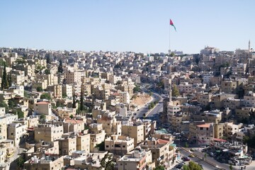 View of Amman, Jordan, from the old citadel