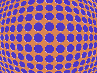 repetitive circles pattern background.
