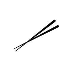 Chopstick icon logo vector