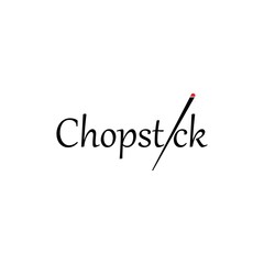 Fototapeta premium Chopstick icon logo vector