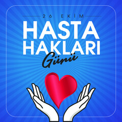 24 Ekim Hasta Hakları Günü 
Translation: Patient Rights Day October 24