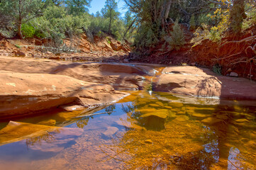 Holy Rock Pool by Cathedral Rock Sedona AZ