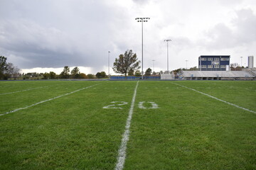 Twenty Yard Line on a Football Field