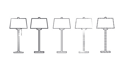 set of floor lamps