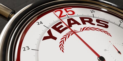 Twenty-Five Years Stopwatch