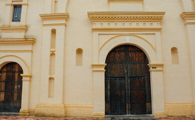 entrance to the church