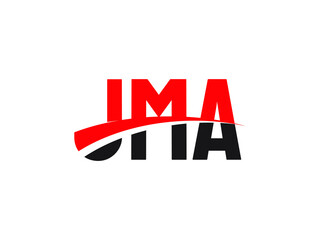 JMA Letter Initial Logo Design Vector Illustration