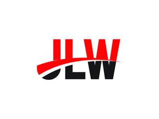 JLW Letter Initial Logo Design Vector Illustration