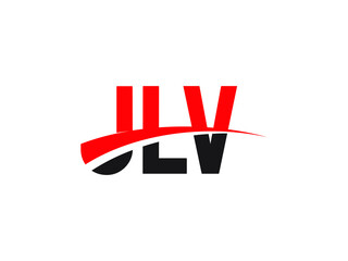 JLV Letter Initial Logo Design Vector Illustration