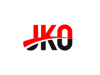 JKO Letter Initial Logo Design Vector Illustration