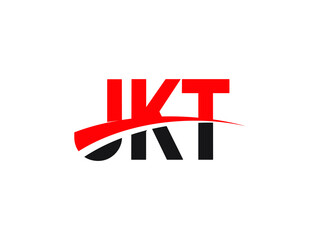 JKT Letter Initial Logo Design Vector Illustration