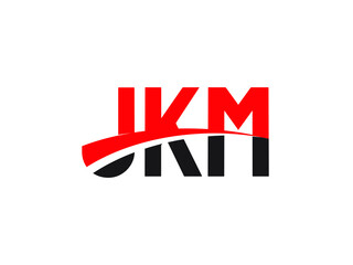 JKM Letter Initial Logo Design Vector Illustration