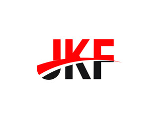 JKF Letter Initial Logo Design Vector Illustration