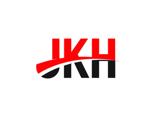 JKH Letter Initial Logo Design Vector Illustration