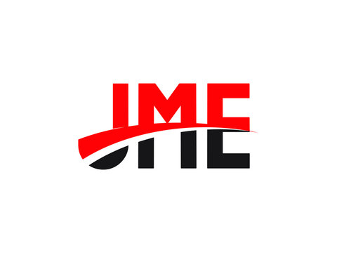 JME Letter Initial Logo Design Vector Illustration