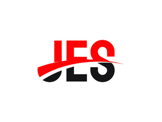 JES Letter Initial Logo Design Vector Illustration