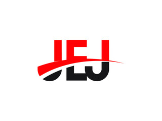 JEJ Letter Initial Logo Design Vector Illustration - obrazy, fototapety, plakaty