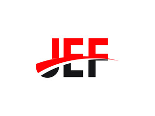 JEF Letter Initial Logo Design Vector Illustration