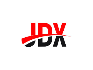JDX Letter Initial Logo Design Vector Illustration