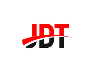 JDT Letter Initial Logo Design Vector Illustration