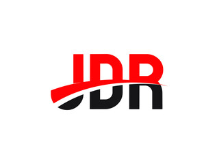 JDR Letter Initial Logo Design Vector Illustration