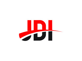 JDI Letter Initial Logo Design Vector Illustration
