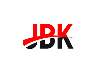JBK Letter Initial Logo Design Vector Illustration