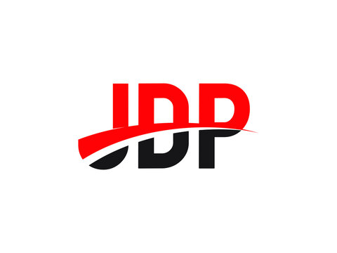 JDP Letter Initial Logo Design Vector Illustration