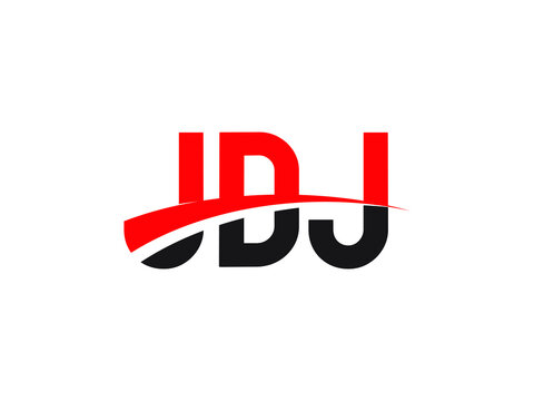 JDJ Letter Initial Logo Design Vector Illustration