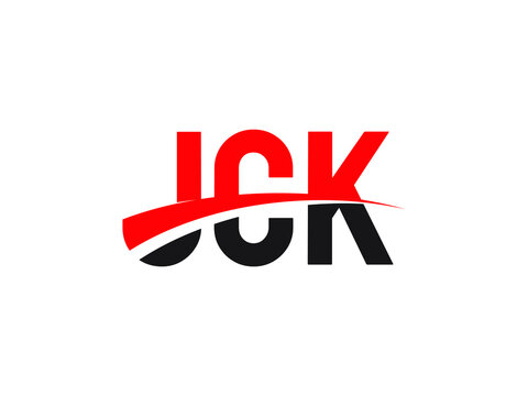 JCK Letter Initial Logo Design Vector Illustration