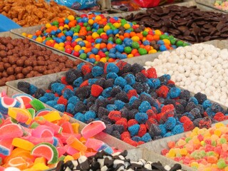 colorful candy in the market
