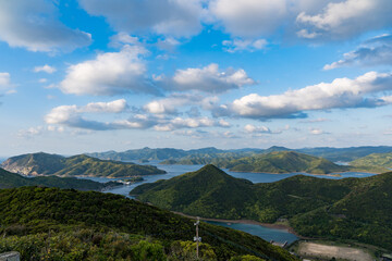 福江島　五島列島　夕暮れ　展望