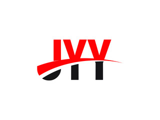 JYY Letter Initial Logo Design Vector Illustration