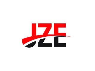 JZE Letter Initial Logo Design Vector Illustration