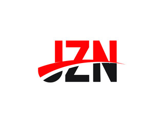 JZN Letter Initial Logo Design Vector Illustration