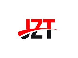 JZT Letter Initial Logo Design Vector Illustration