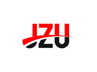 JZU Letter Initial Logo Design Vector Illustration