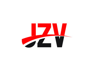 JZV Letter Initial Logo Design Vector Illustration